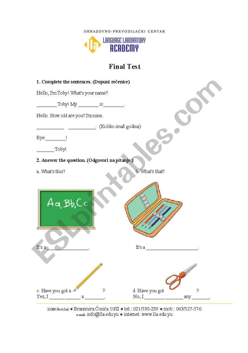 Worksheet elementary worksheet