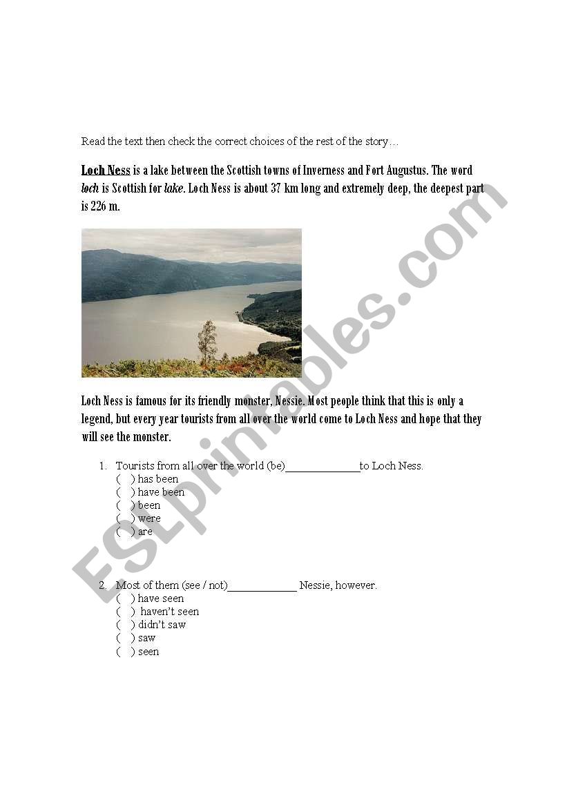 Present Perfect - Mark the correct choices