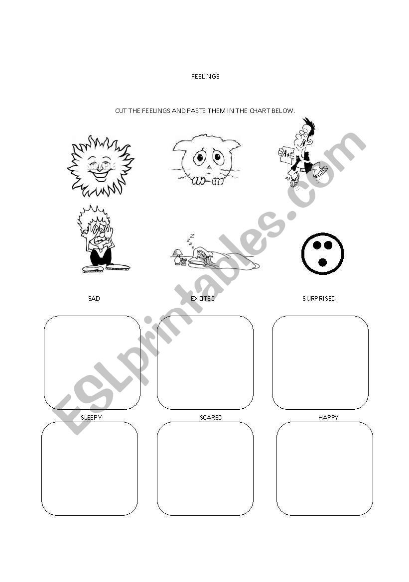 Feelings worksheet