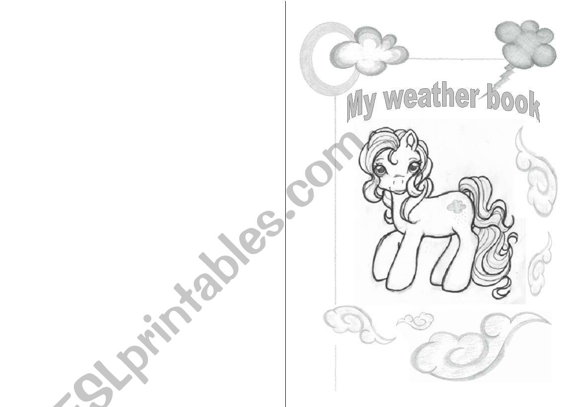 My weather book worksheet