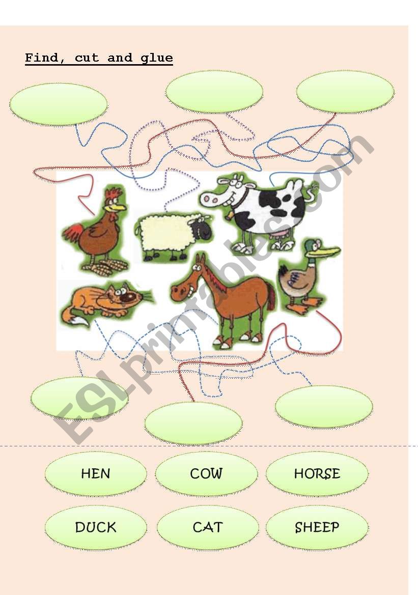 Farm Animals worksheet