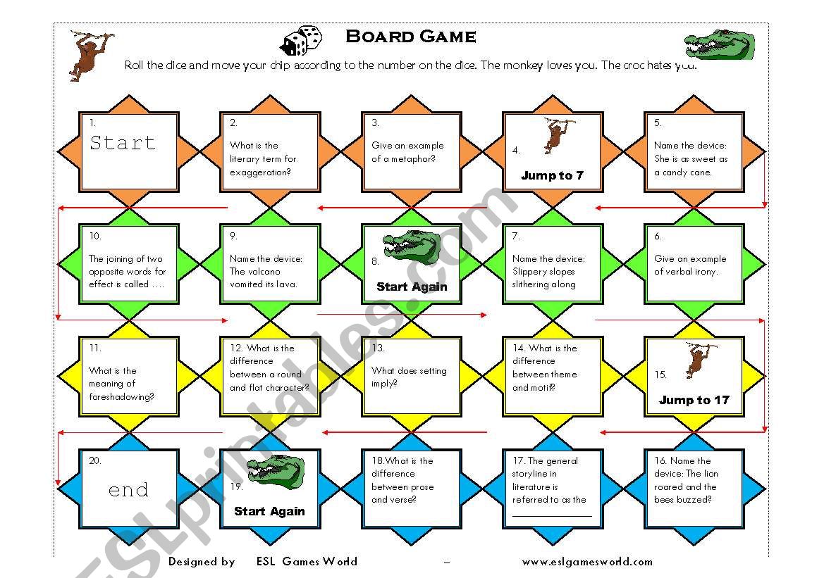 literary-terms-esl-worksheet-by-abahamonde