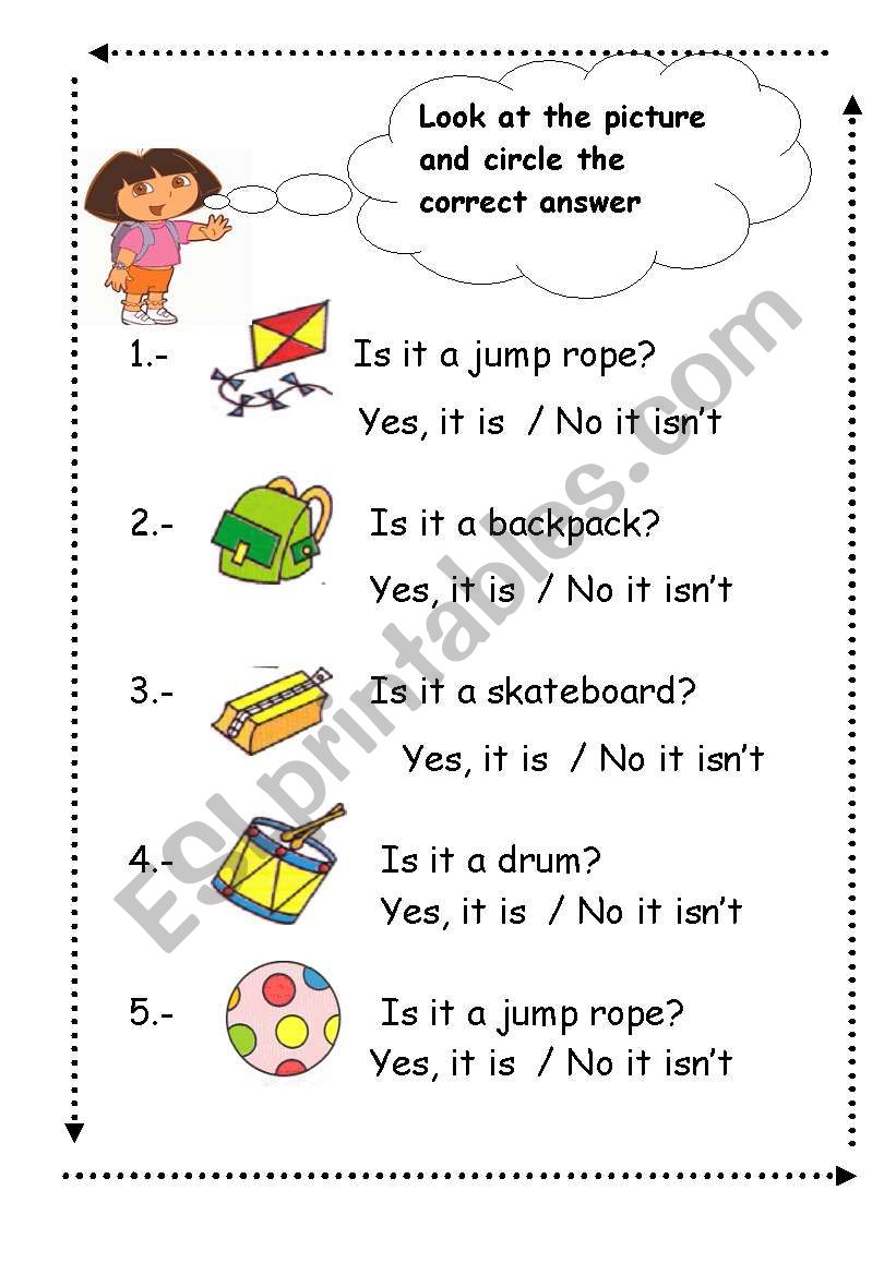 is it a ...? worksheet