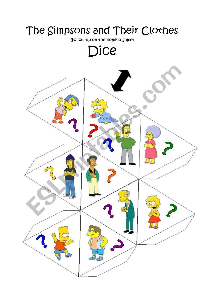 Speaking Dice - Clothes (20-Sided 3D Object)