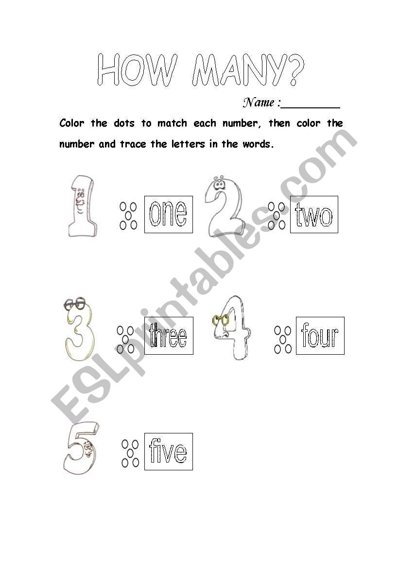 1-5 worksheet