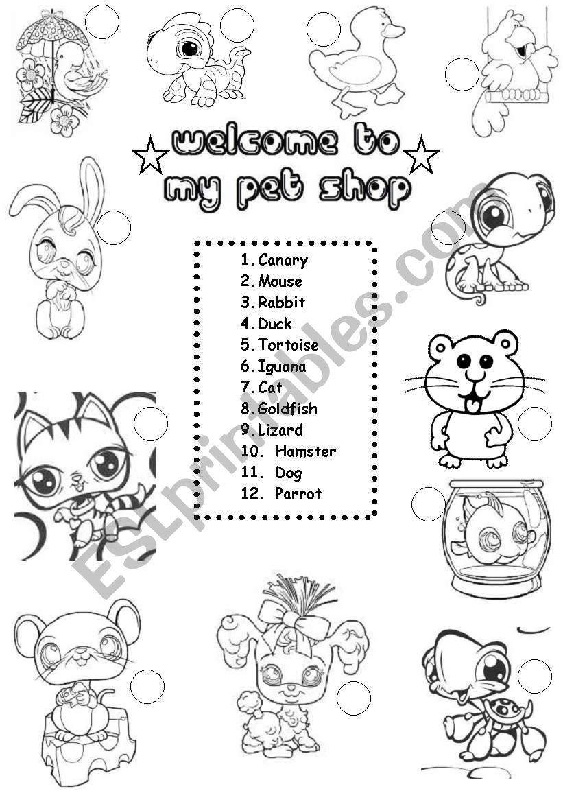 ANIMALS: WELCOME TO MY PET SHOP