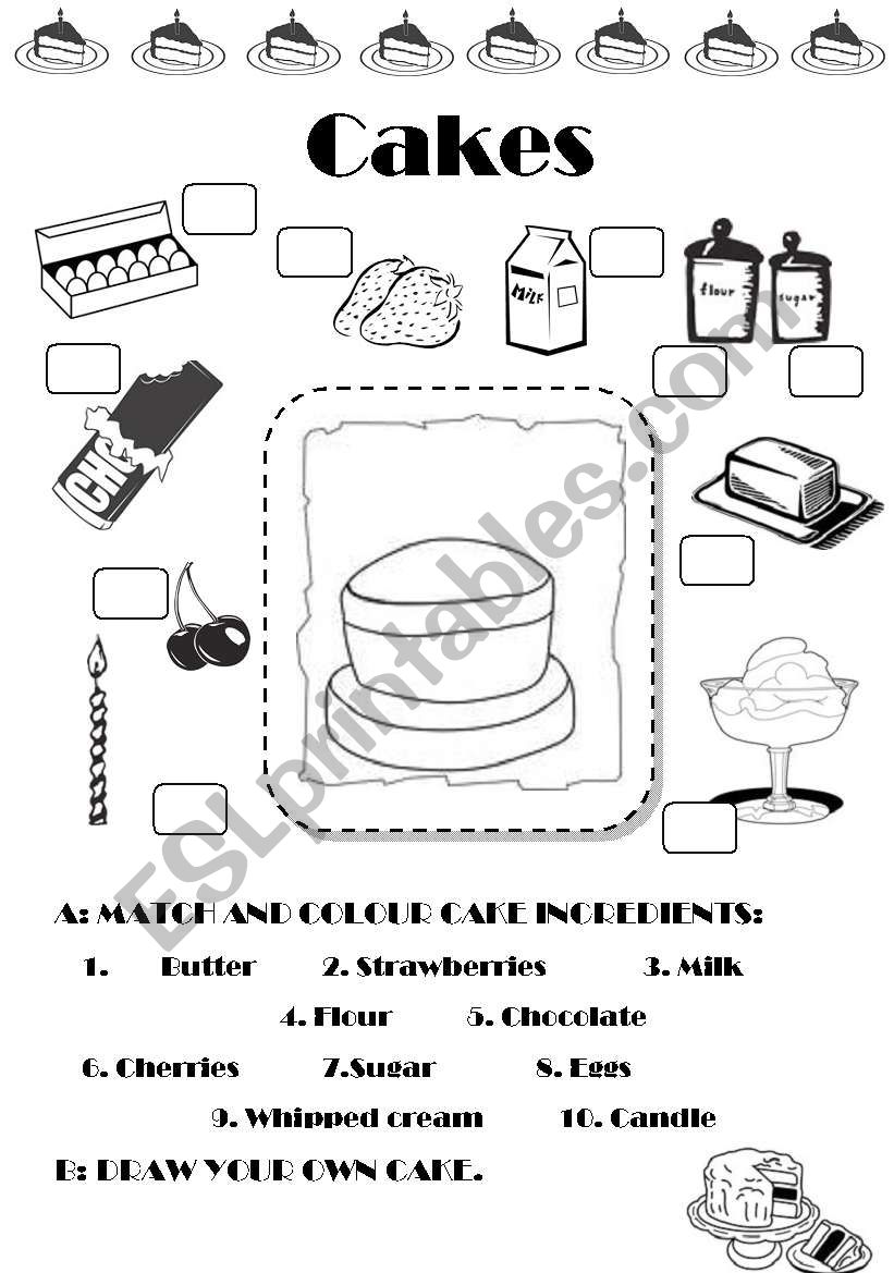 CAKES worksheet