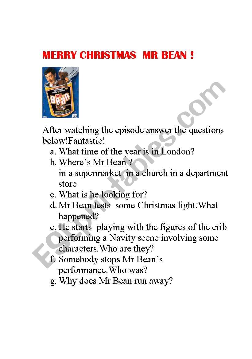 MERRY CHRISTMAS MR BEAN -  GREAT!