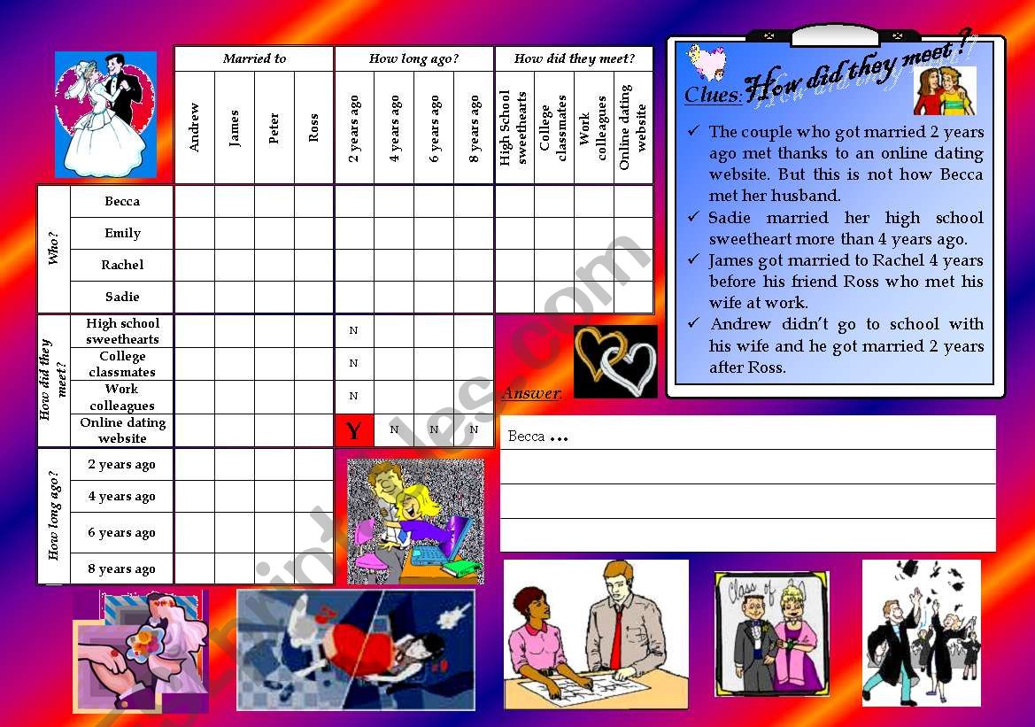 logic game 6 - how did they meet?