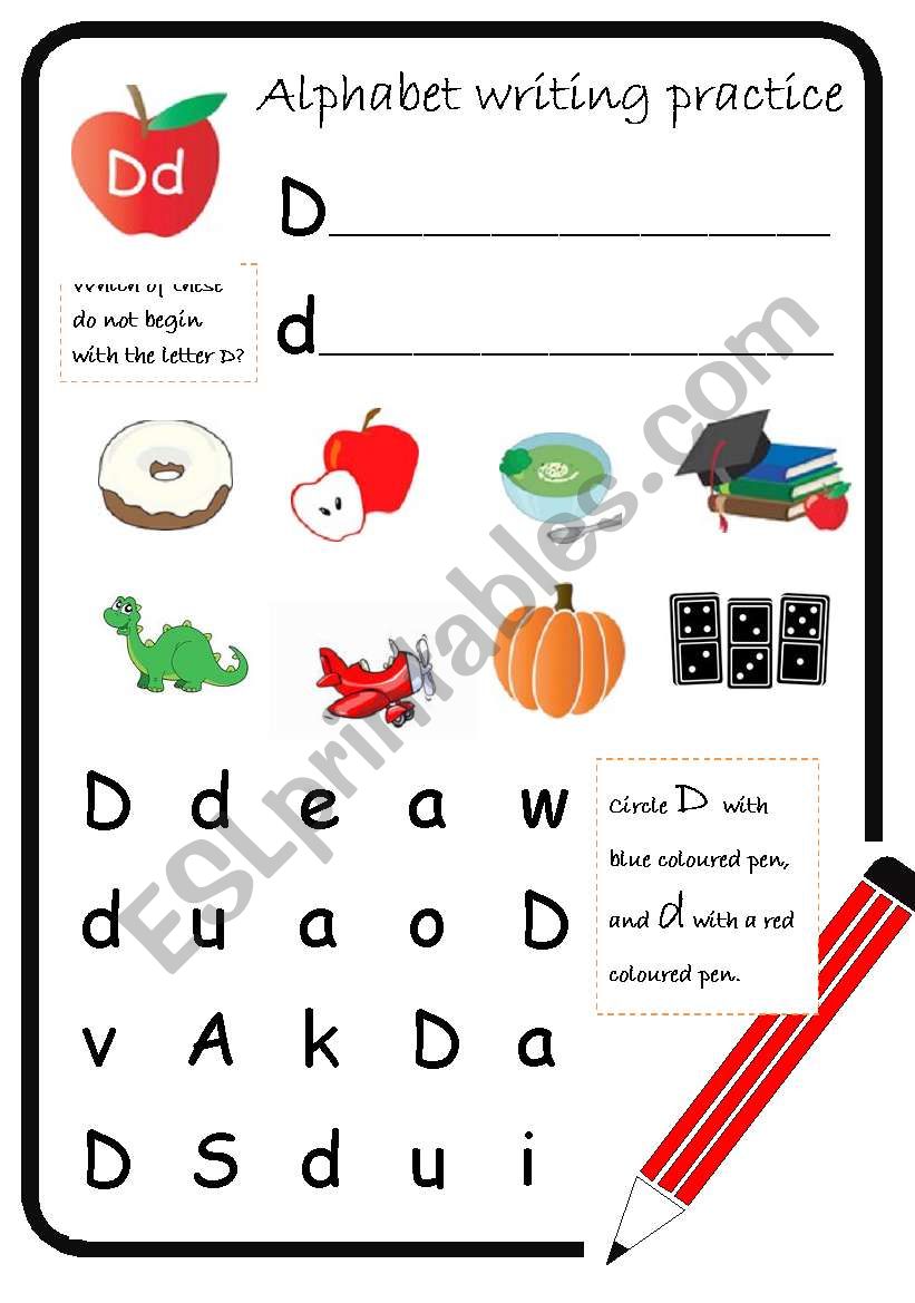 ALPHABET worksheet