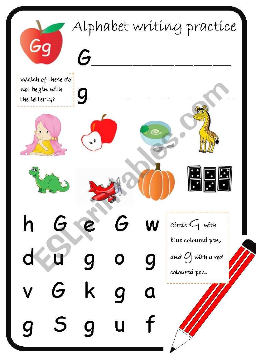 ALPHABET worksheet