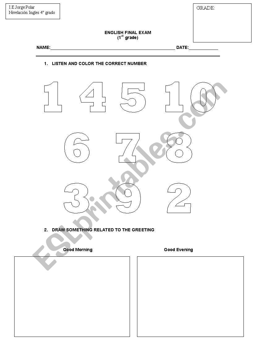 easy quiz worksheet