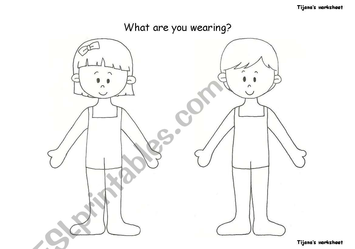 What are you wearing? worksheet
