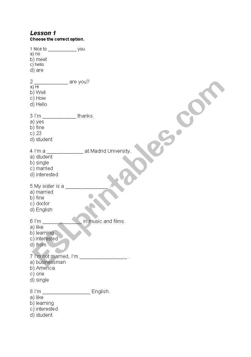 plurals worksheet