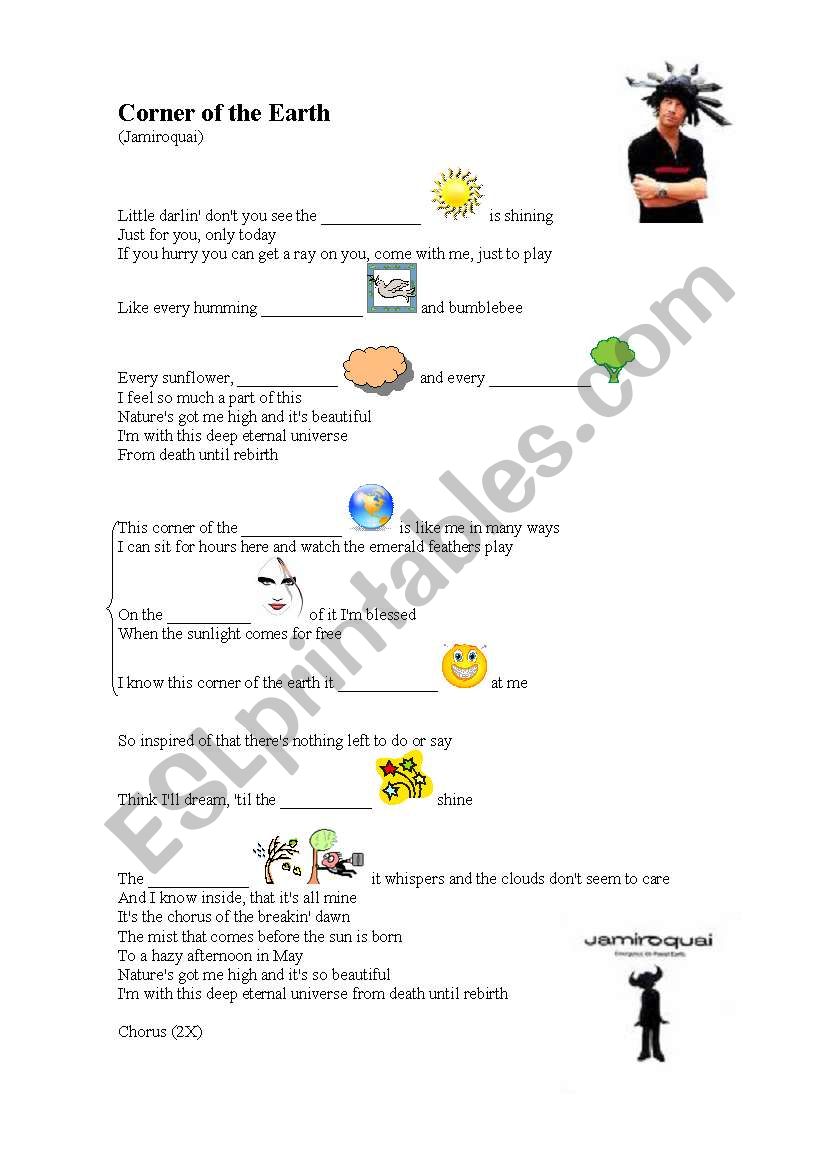 Song activity - Corner of the Earth