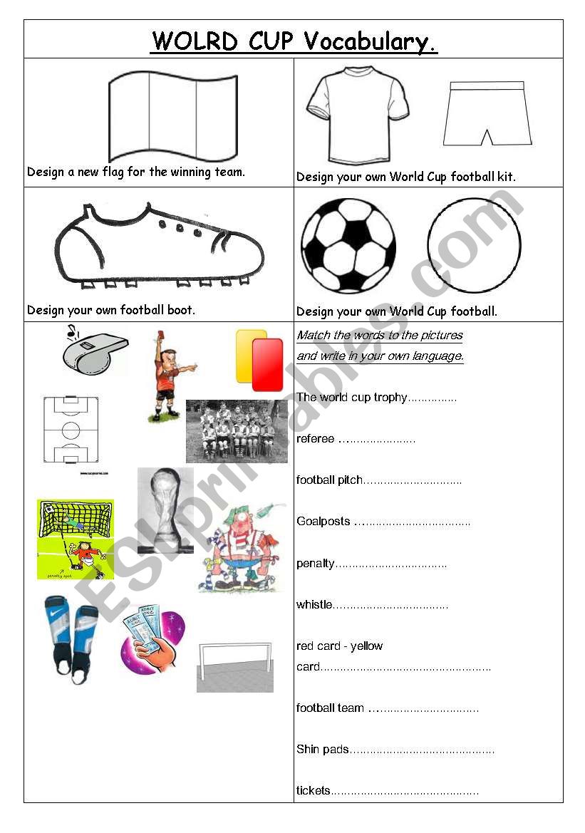 World Cup Trivia. worksheet