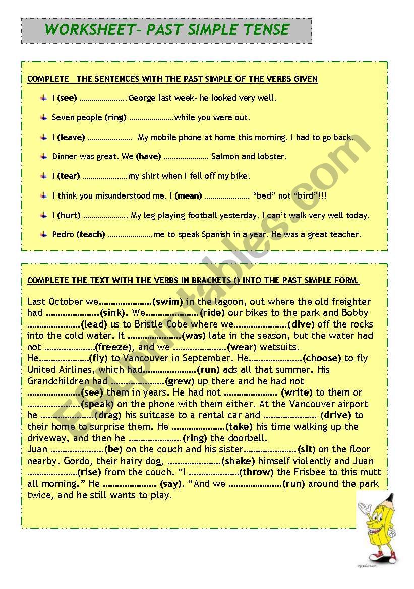 Pat Simple Activities  worksheet