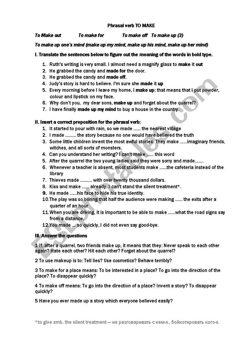 phrasal-verbs-with-make-esl-worksheet-by-mariby22