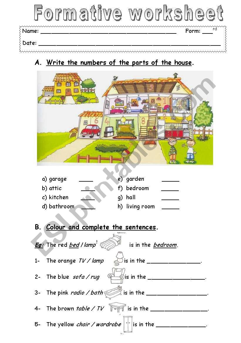 formative worksheet worksheet