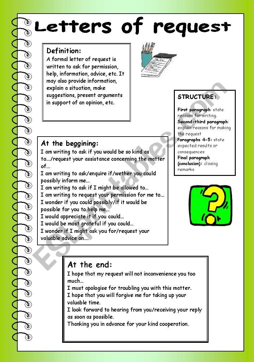 letters-of-request-esl-worksheet-by-truji78