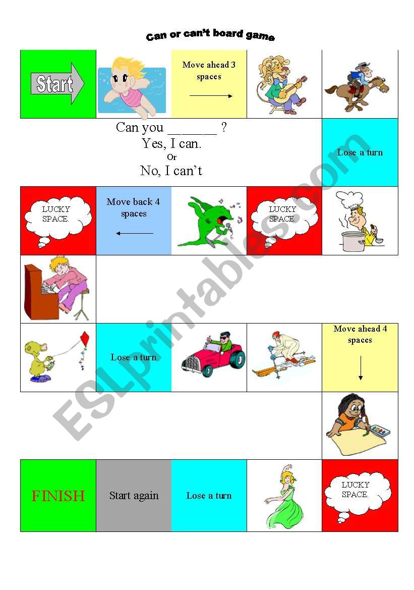can/cant board game worksheet