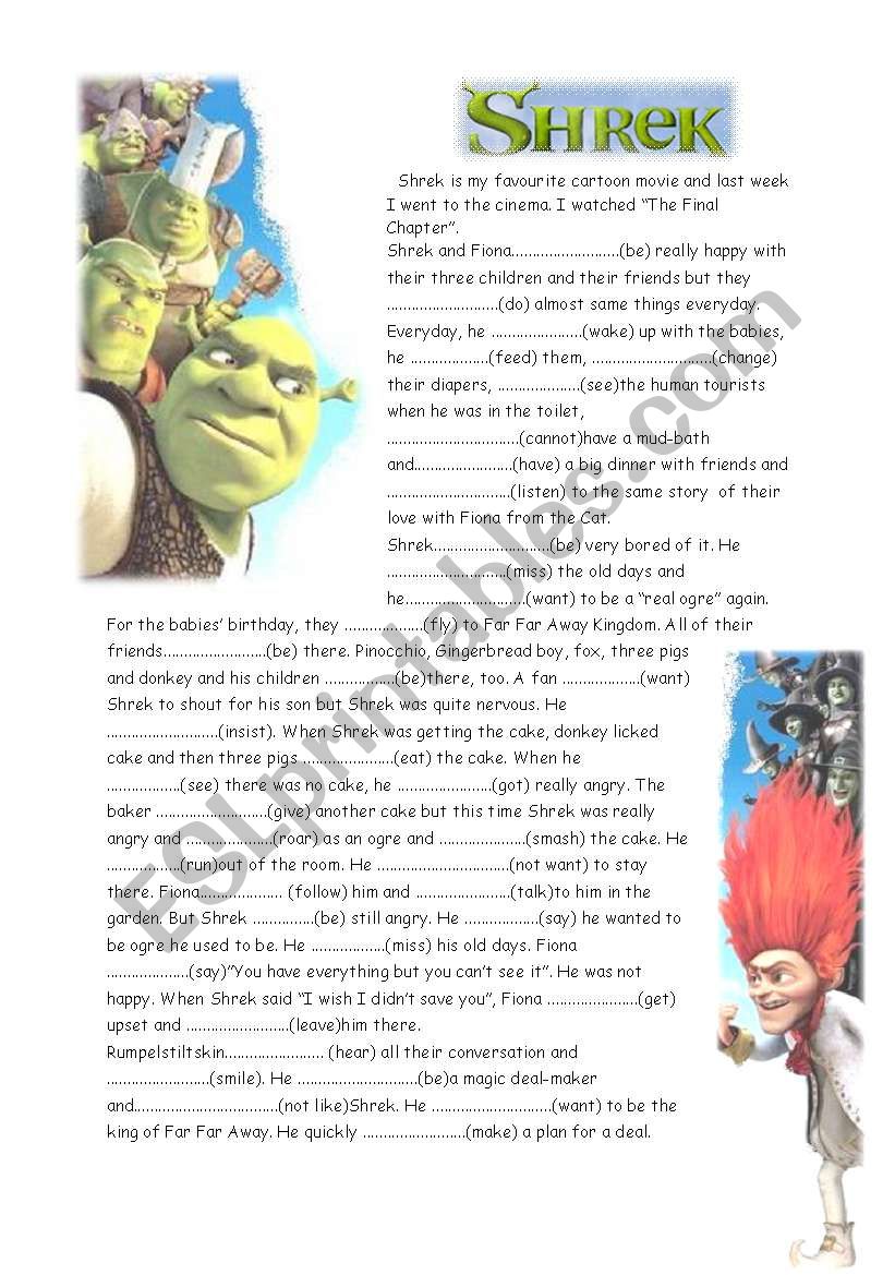 Shrek_ Forever After worksheet