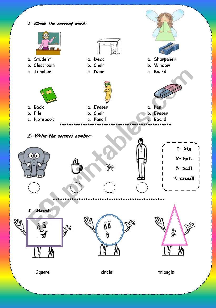 Plcement Test ( 5 Pages/ 12 Exercies ) Part 2