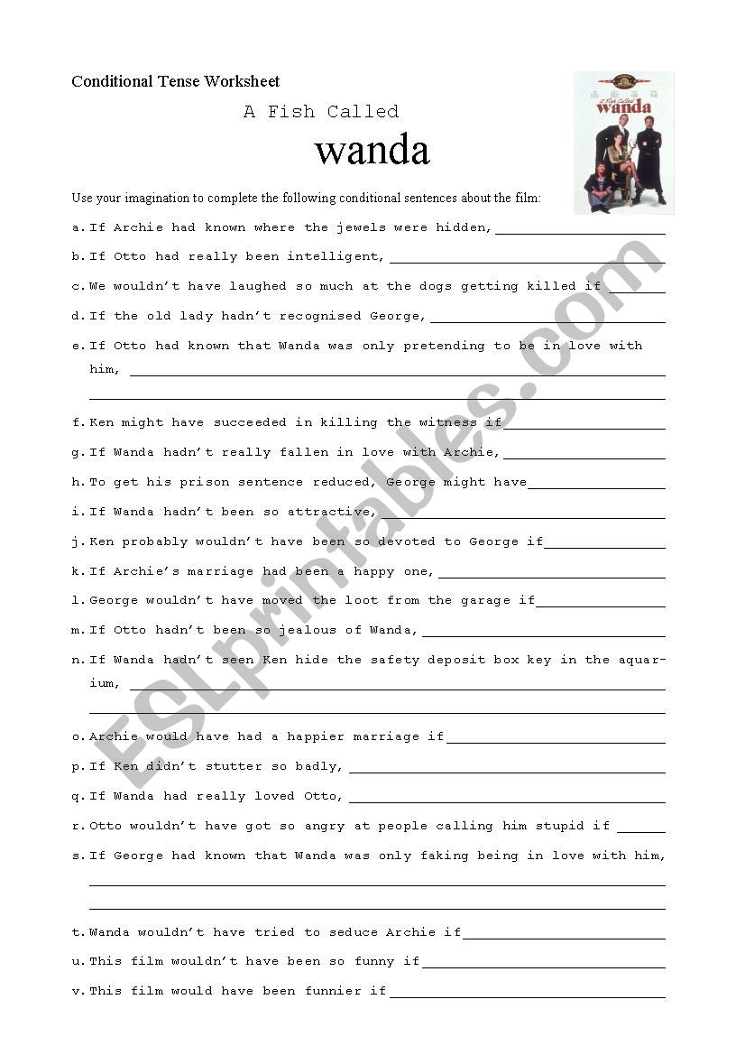 Fish Called Wanda Conditionals
