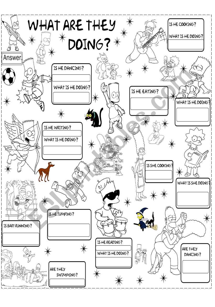 what-are-they-doing-answers-esl-worksheet-by-angelamoreyra