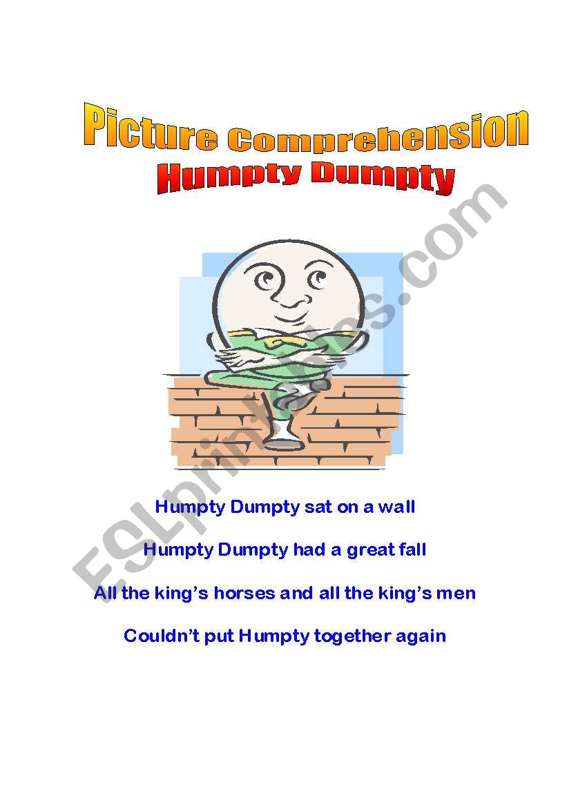 Picture Comprehension - Humpty Dumpty