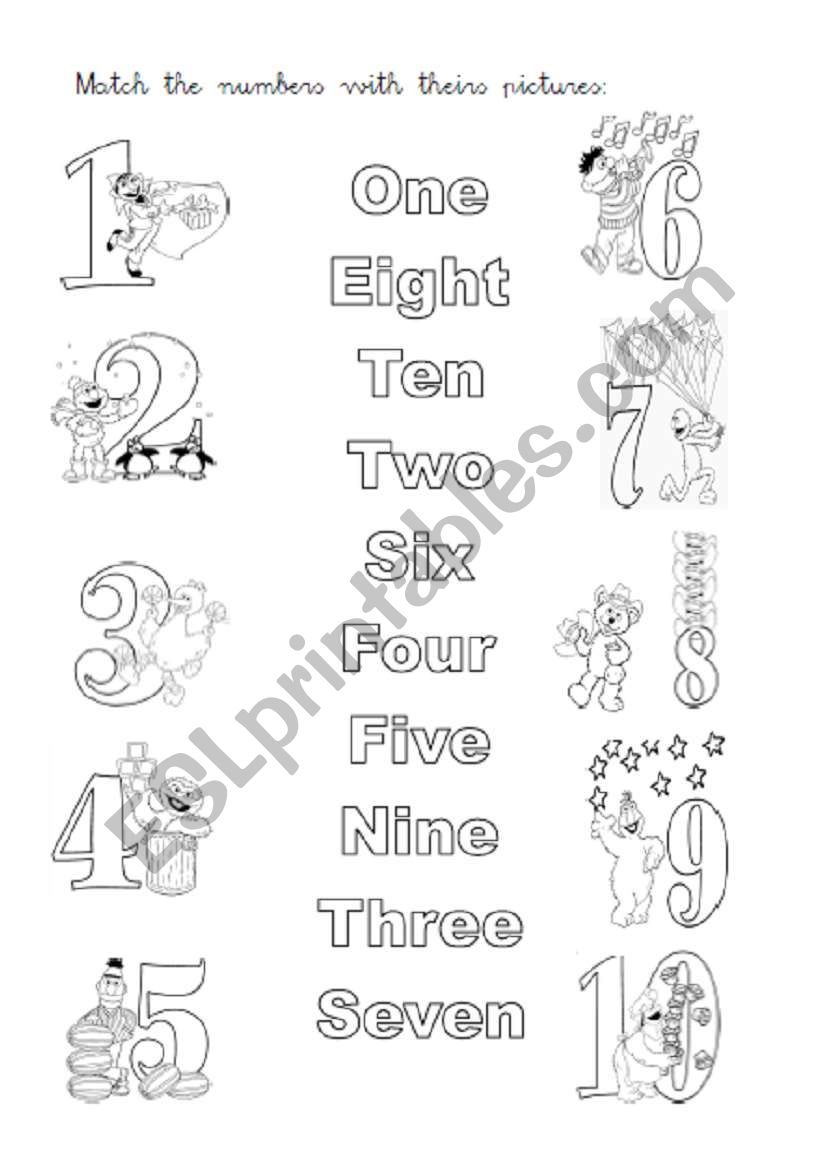 Numbers worksheet