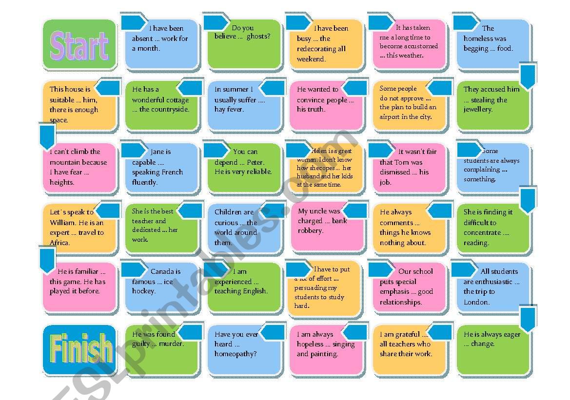 Prepositions worksheet