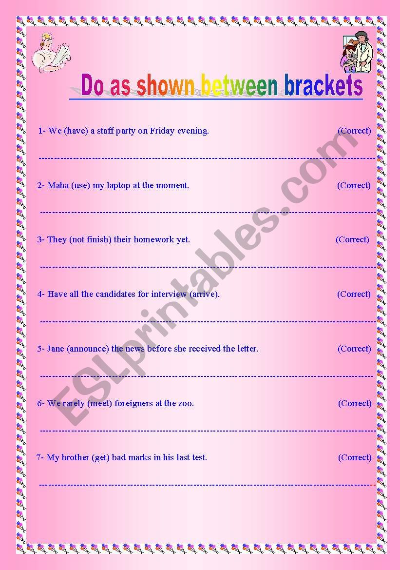 english-worksheets-do-as-shown-between-brackets