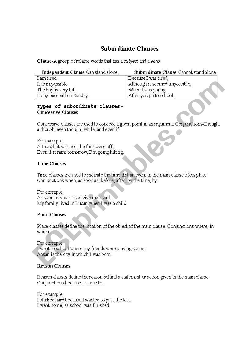 worksheet-noun-clause-examples-with-answers-parallel-structure-worksheets-review-sentences