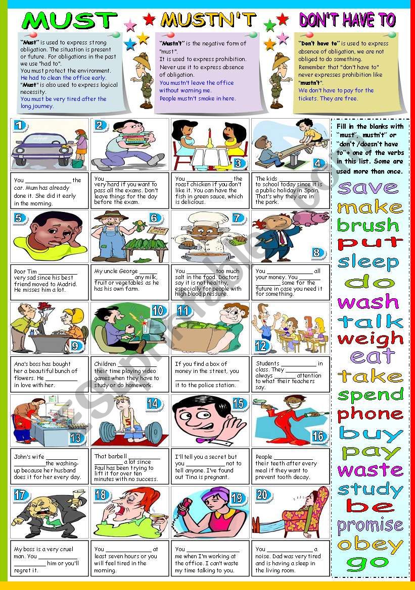 MUST-MUSTNÂ´T-DONÂ´T HAVE TO (B&W VERSION+KEY INCLUDED)