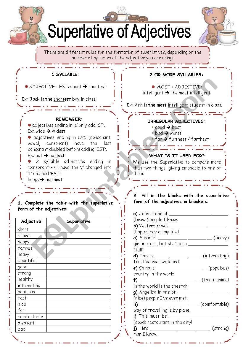 superlative-of-adjectives-exercises-esl-worksheet-by-elisabeteguerreiro