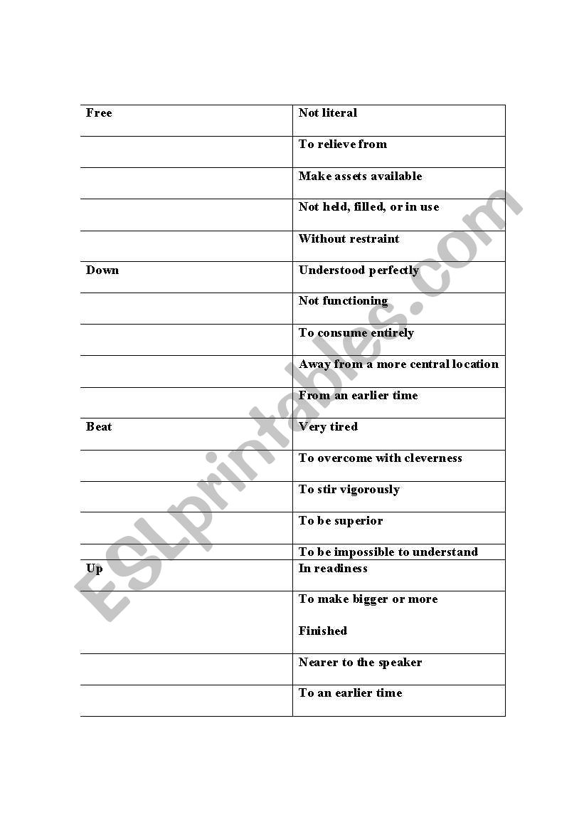 english-worksheets-other-meanings-of-common-words