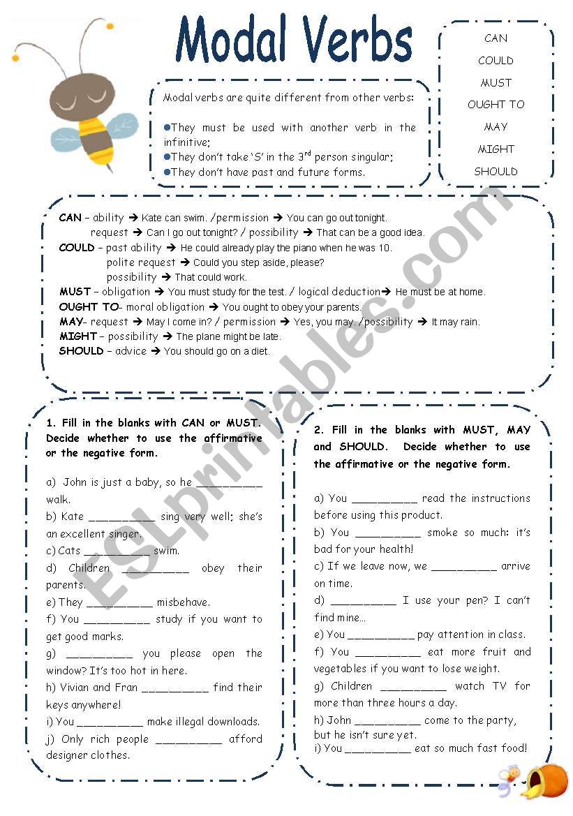 modal-verbs-exercises-esl-worksheet-by-elisabeteguerreiro