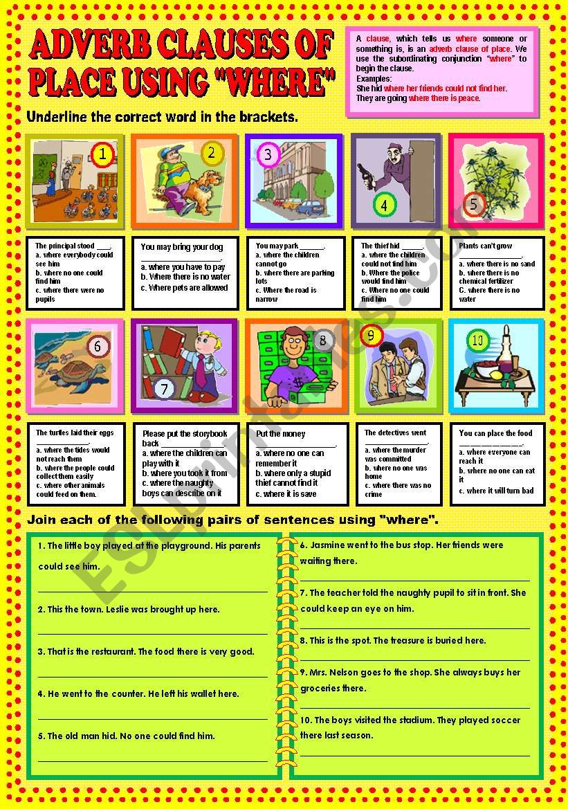adverb-clauses-of-place-using-where-key-esl-worksheet-by-ayrin