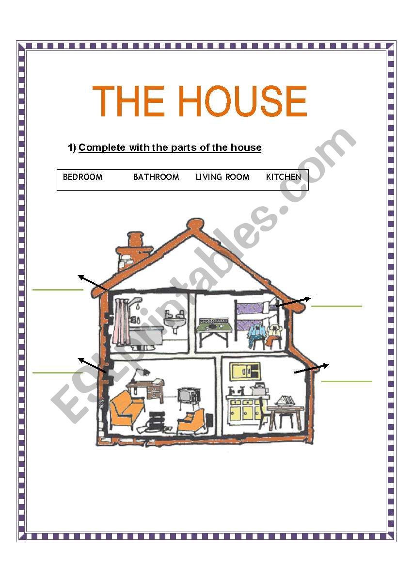 The House worksheet