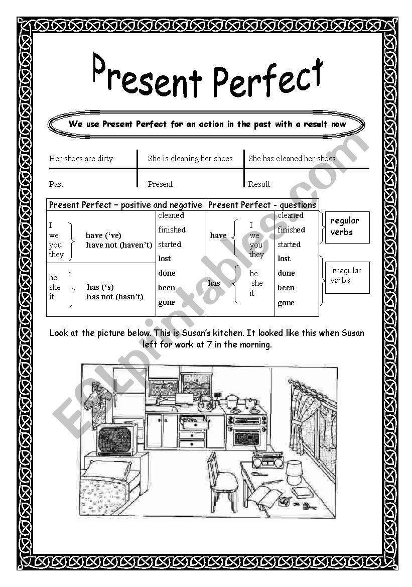 Present Perfect worksheet