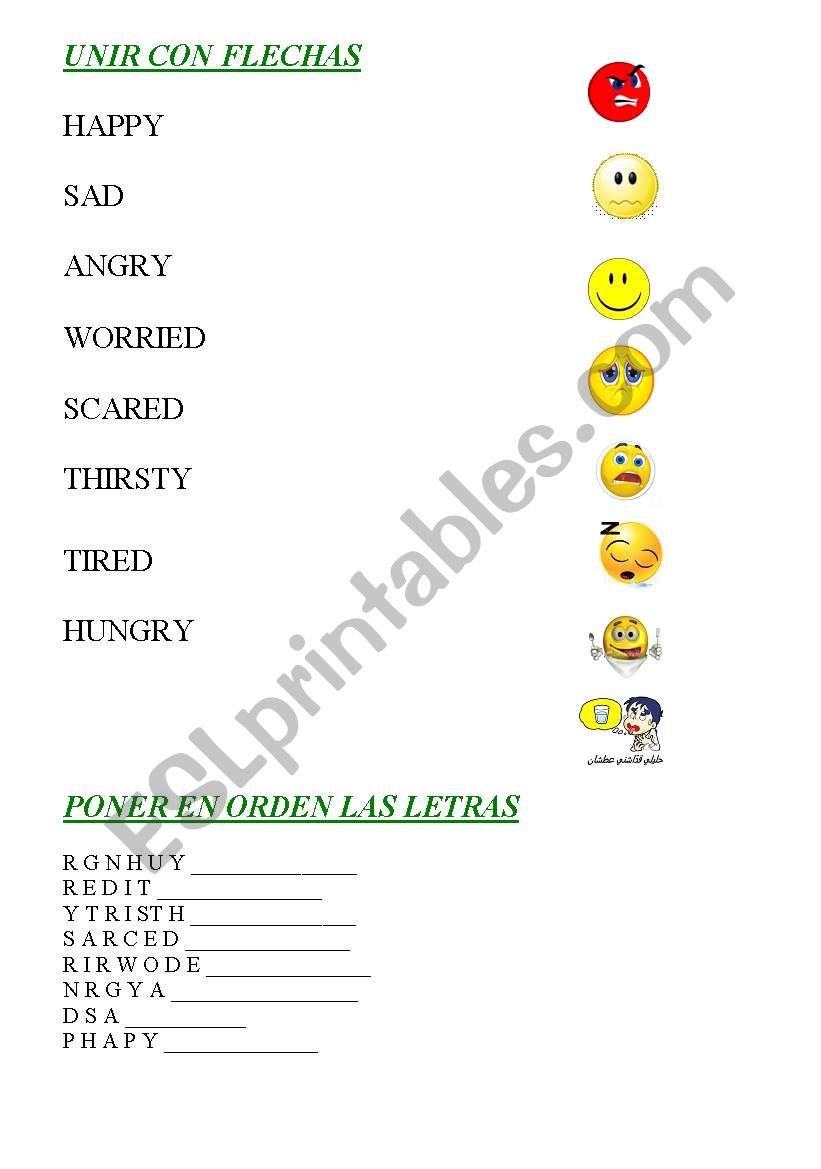 feelings worksheet