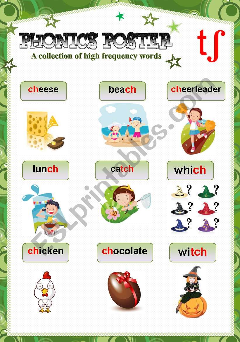 PHONICS POSTER 4 worksheet