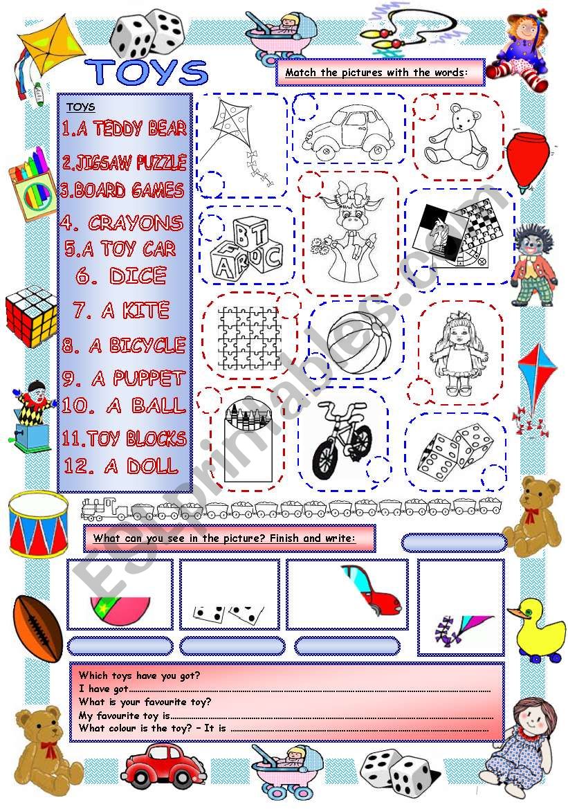 Elementary Vocabulary Series11 - Toys