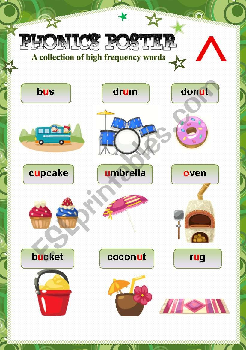 PHONICS POSTER 6 worksheet