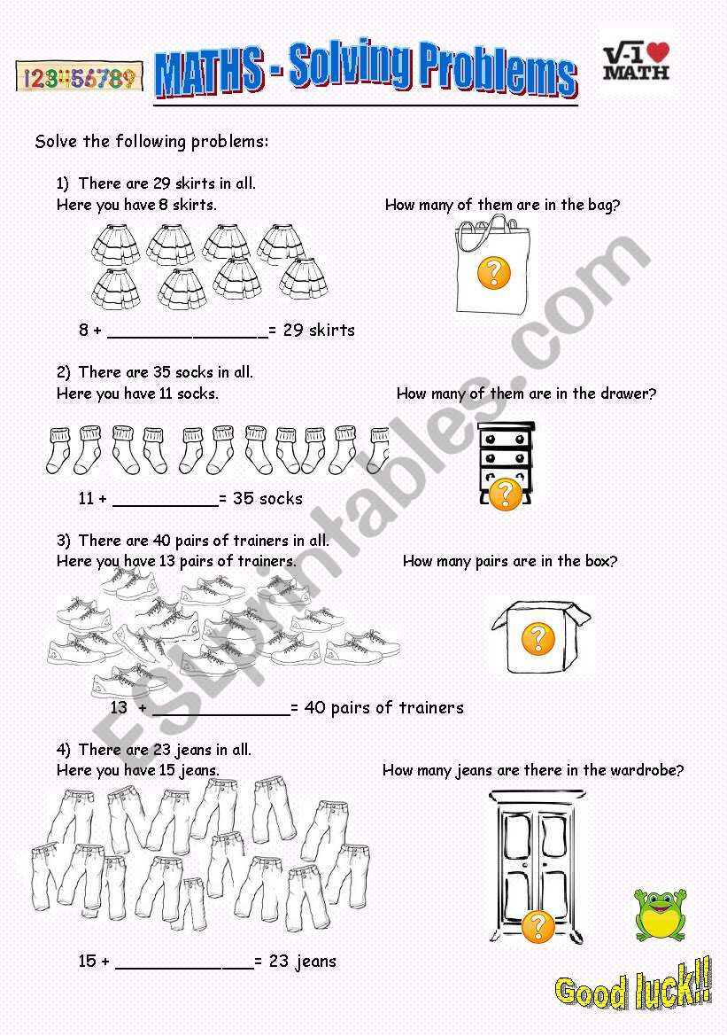 MATHS with clothes (realistic mathematics)