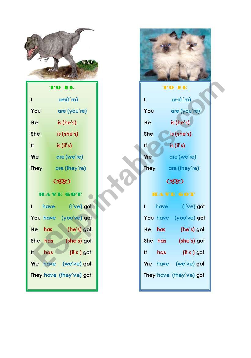 Bookmarks part 1 worksheet