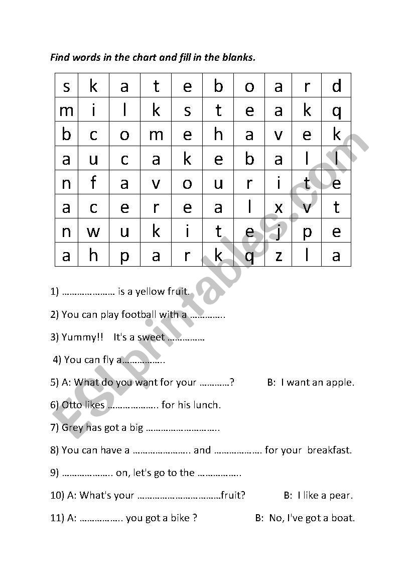 puzzle  worksheet