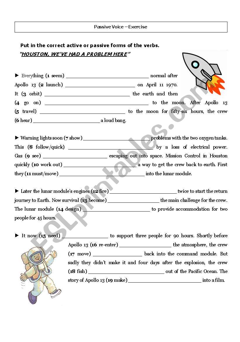 Active or Passive? worksheet