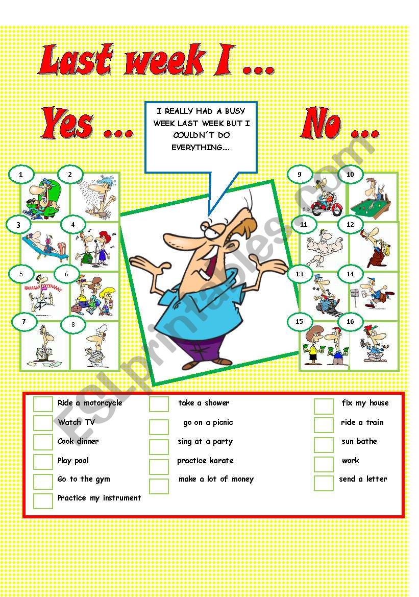 simple past exercises worksheet